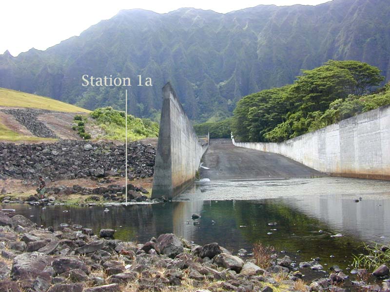 WQ Sta. 1a below Hoomaluhia Reservoir