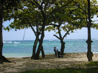 Kalae`o`io Beach Park, July 30, 2000 (EBG)
